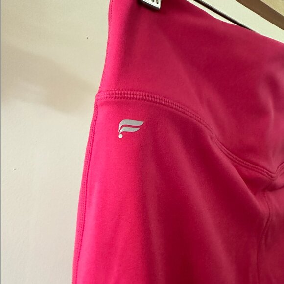 Fabletics Hot-Pink Workout Leggings - Picture 3 of 7